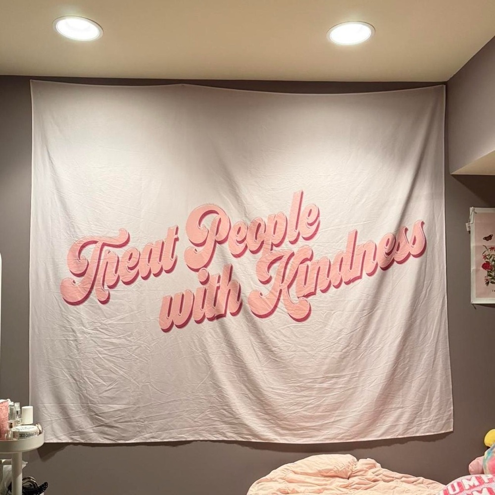 Treat people with kindness tapestry